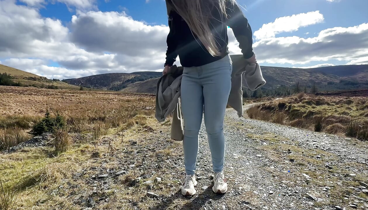 Emergency While Walking on the Public Trail but Had to Wet My Jeans