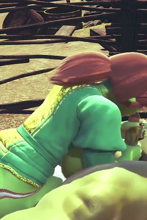 Princess Fiona gets fuck by the Hulk
