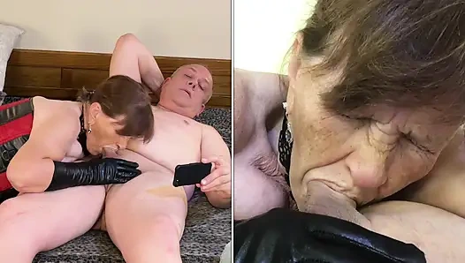 Granny Bijou: Cock Sucking, Deep Throating Old Housewife 71425CAMS26M