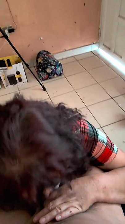 With my friend's mom again, she sucks my dick | Clip 2