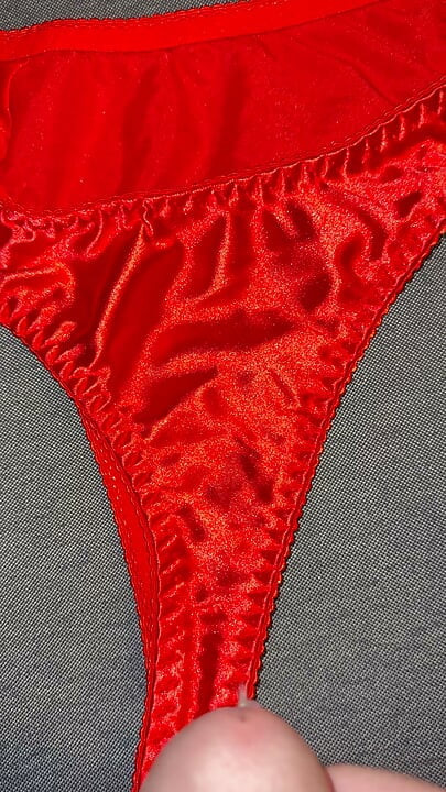 Cum on wife’s panties 58