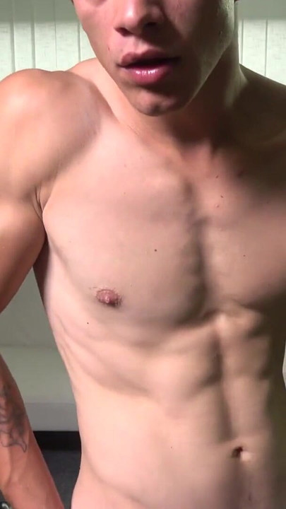 Handsome Athletic boy shows off his abs | Clip 2