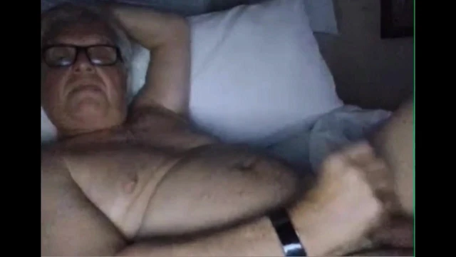 grandpa stroke on webcam