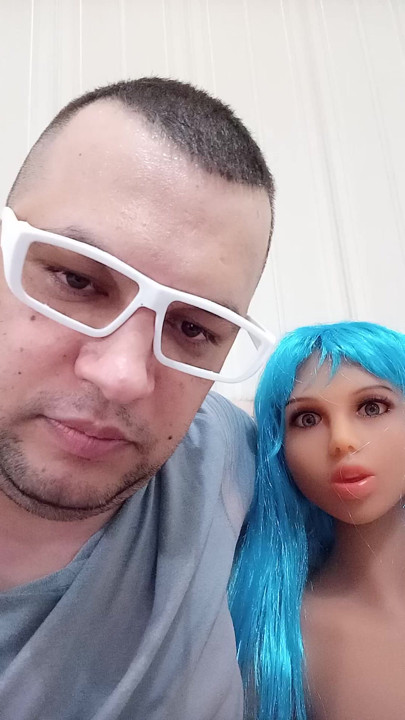 Doll Vasile Mondialu with rubber mistress