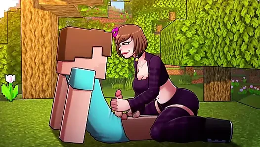 Minecraft-parodie Hornycraft Volle Spielgalerie Jenny