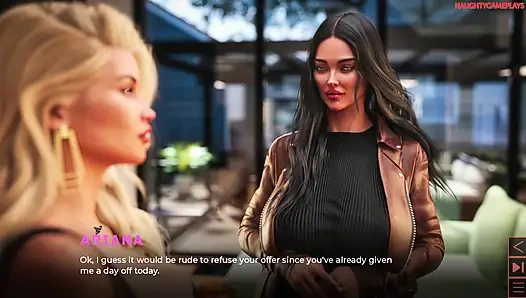 The Synthetic Part 11 By Carbon - Stepmom Has The Best Huge Boobs & Juicy Nipples , Two Sexy MILFS