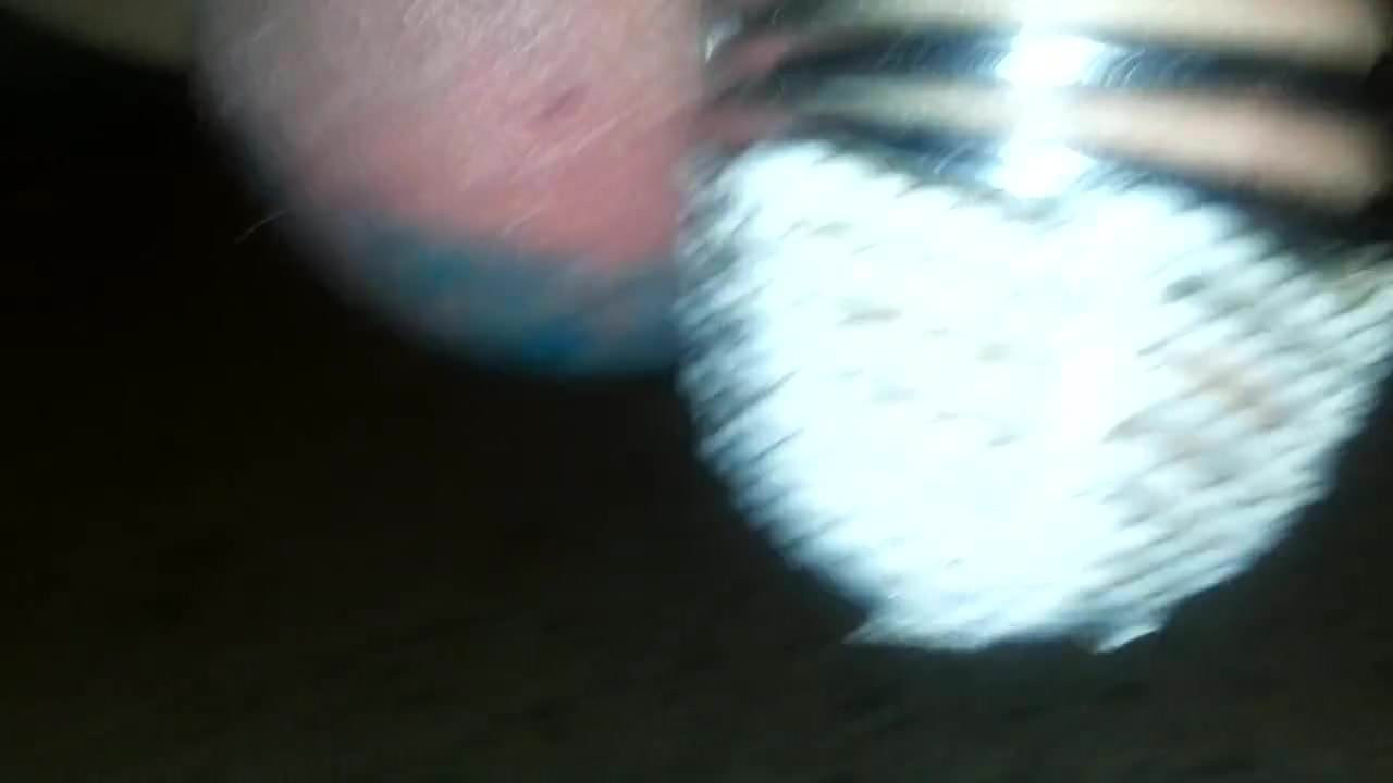 he got blue balls now
