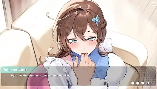 Inoue обожает сосать пальцы и хуй