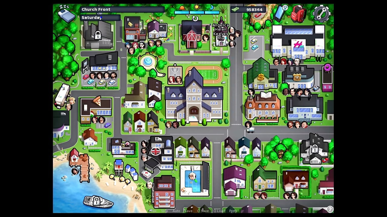 Summertime saga - Johannes fodeu Odette ... As senhoras e Johannes jogaram girar o cervo.