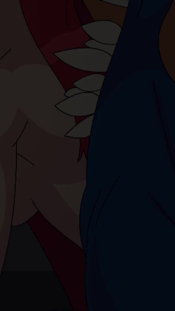 Emotional moment from "Marvel Spider-Woman and She-Venom Rimming"
