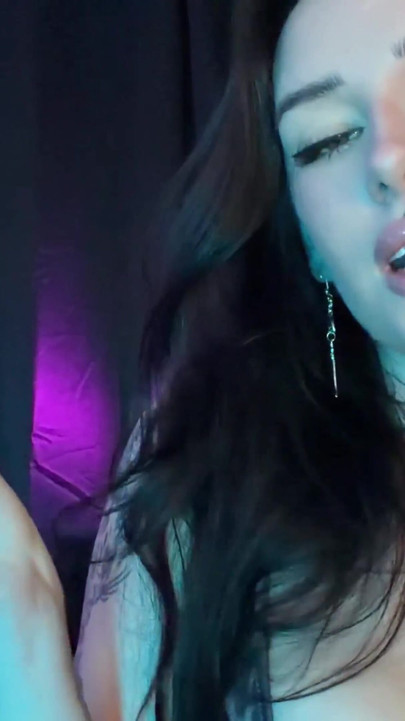 Goth Girl massive tits JOI, how long can you last? | Clip 2