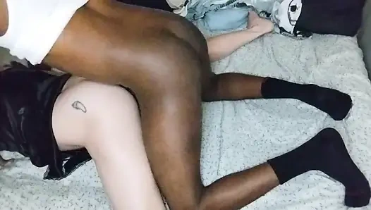 Sexy man comes into my house.