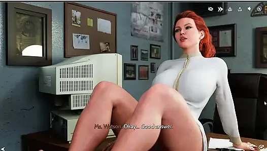Fresh women 2: hardcore-büro-sex mit meinem professor - komm auf ihre riesigen möpse - anim-spiel