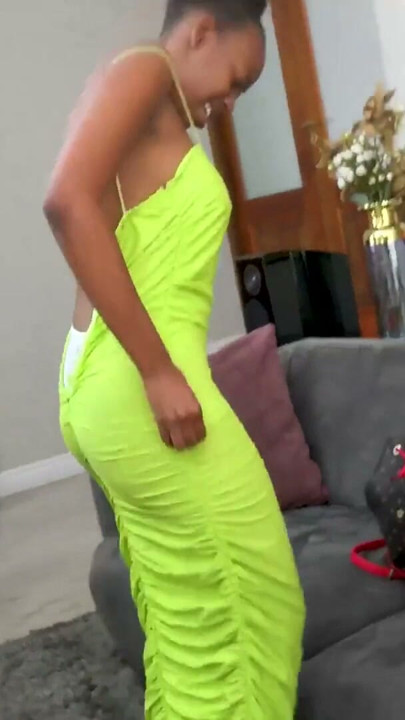 Natural tits ebony babe lured at sex trap fake modeling casting POV | Clip 1