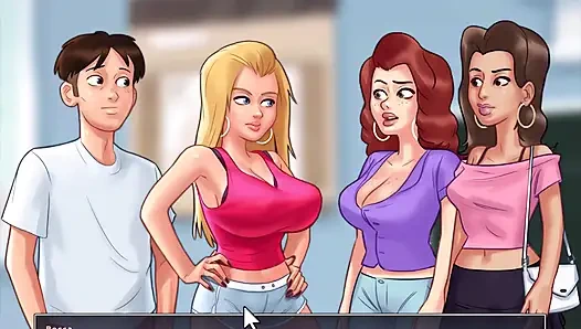 Summertime saga: the nurse helped Johannes