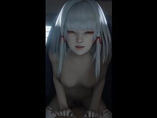 Fatal Frame Shiragiku Riding Cock Like The Slut She Is