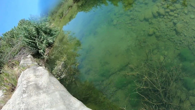 Underwater masturbation
