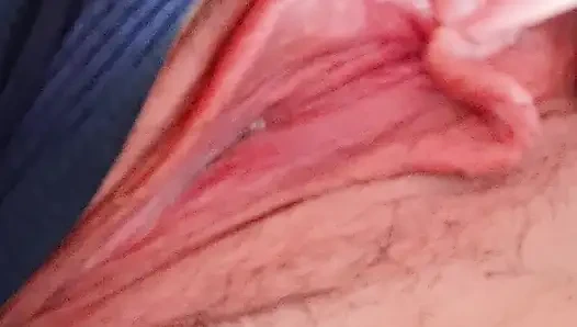 Masturbation of pleasure by a brunette and hot solo