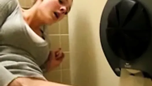 Ex Girlfriend masturbating in bathroom