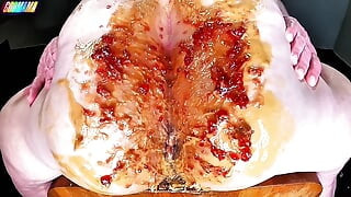 Try Eating The Biggest PBJ BBW Ass Sandwich Ever