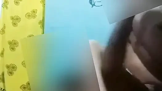 Almost caught, it's better for her husband to wake up
