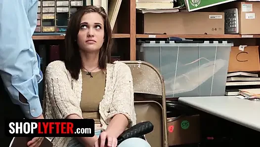 Shoplyfter - Hot and Naughty Peyton Robbie and Her Stepmom Sheena Ryder Get Disciplined for Stealing