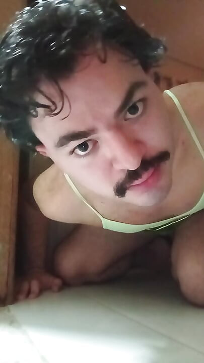 Gay femboy brazilian bikini