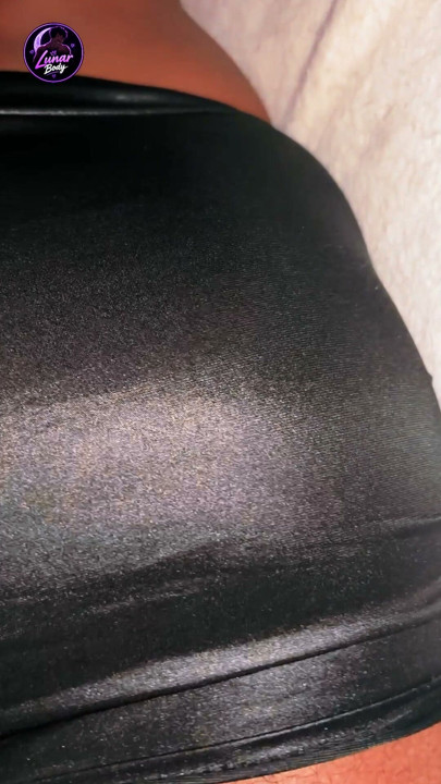 Tight Black Skirt - A Naughty Bedroom View!