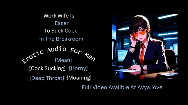 Work Wife Is Eager To Suck Cock In The Break Room