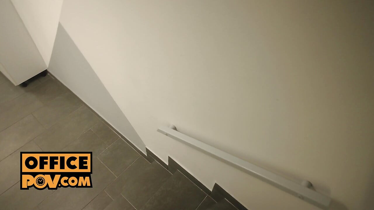 POV - Cum Hunrgy Office Fuck Babes Shalina Devine and Eveline Dellai