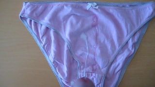 Me cum'ing on slut neighbours wife pink panties