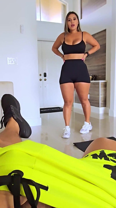 Must-share moment from "MY HOT YOGA TEACHER COUGHT ME JERKING OFF TO HER !"