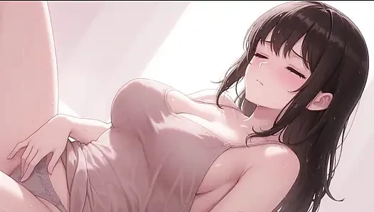 My friend asked me to jerk off to her and cum on her