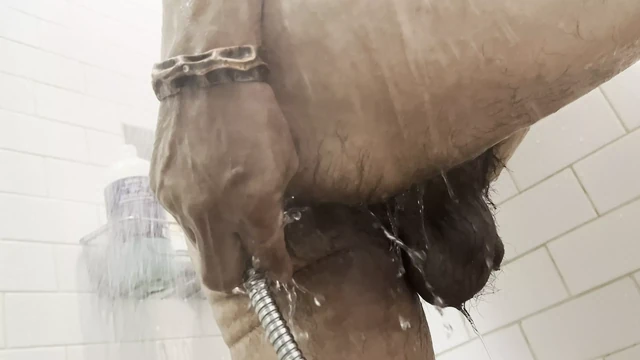 Shower enema