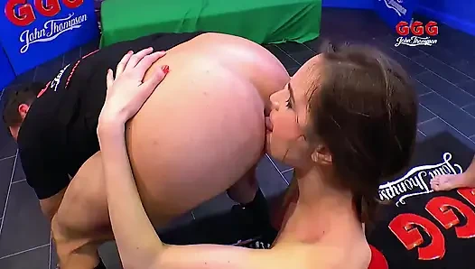 Esmer Ggg Sürtük Vahşi Oral Sekste Yarak Yutuyor Ve Boşalıyor