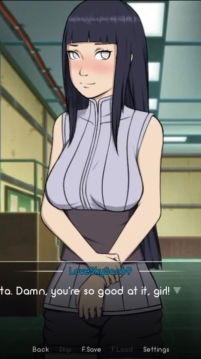 Detik yang menakjubkan dari "Naruto - Jurulatih Kunoichi (Dinaki) Bahagian 50 Hinata Blowjob - Seks Mikasa oleh Loveskysan69"