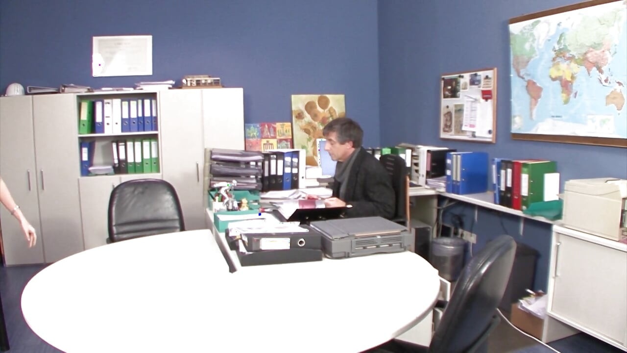 Teen Trainee Fucked by the Boss!