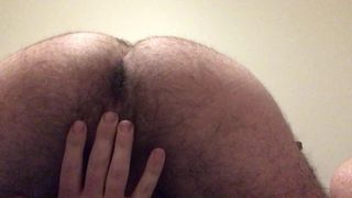 Hairy ass Craving big black cock
