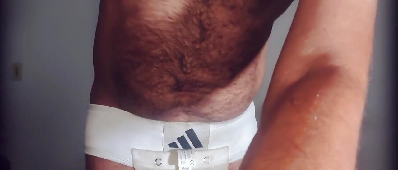 Jockstrap, Horny, Double Cumshot