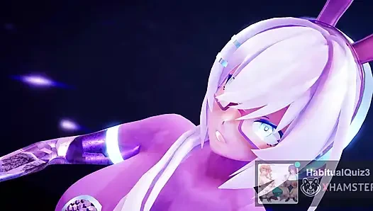 mmd r18 Super bunny butt Bass Knight will hart ficken, keine gnade 3d-hentai