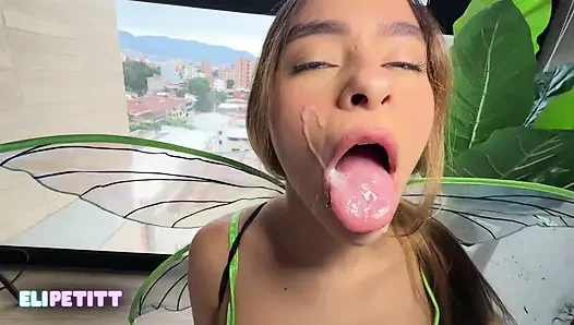 A beautiful fairy comes to my room to give me the best blowjob of my life