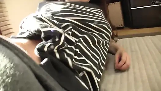 Dünne nachbarin, sieht so naiv aus, also nutzte ich 3