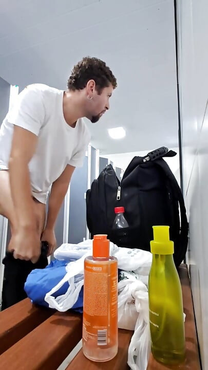 I Almost Got Caught Showing off Inside the Shower Room Where the Truck Drivers Bathe.