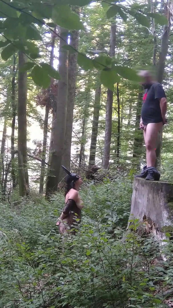 Captivating moment from "The BEST a good whore can get: Cum & Piss at once to mix it up for a nice COCKtail in her greedy mouth"
