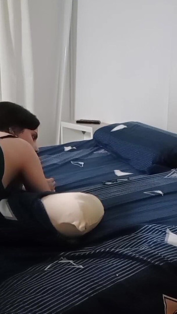 Powerful moment from "My boyfriend's best friend fucks me as a doggy dog"