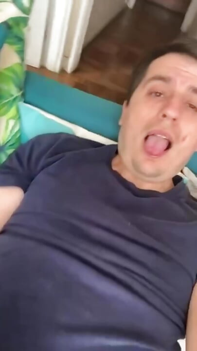 Soon-to-be Gooner Guy with His New Dildo Shoved up His Ass
