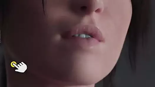 Animated blowjob and pussyfucking for beautiful girl