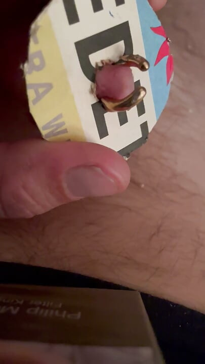 Feminization cock changed into pussy piercing clitoris prince Albert Tucking trans hide cock and balls