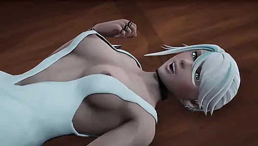 Isla wird gefingert und squirtet - 3D porno