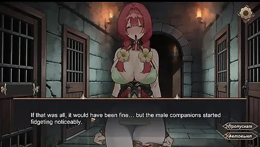 Pub whores part 11. Ginger girl goes to a dungeons and sucks tons of cocks while get fucked in ass